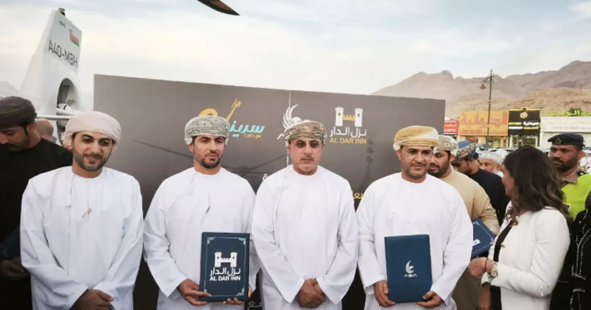 Helicopter service to Dakhiliyah tourist attractions