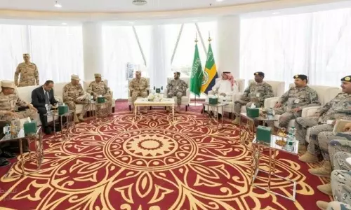 Saudi-Egyptian border force officials meet in Riyadh Saudi-Egyptian border force officials meet in Riyadh