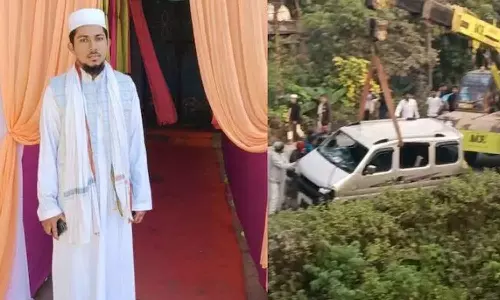 നിറയെ യാത്രക്കാരുമായി പോയ വാഹനം കുളത്തിലേക്ക് മറിഞ്ഞു; പള്ളിയിലെ സ്പീക്കറിൽ വിളിച്ചുപറഞ്ഞ് ആളെക്കൂട്ടി ഇമാമിന്റെ രക്ഷാപ്രവർത്തനം