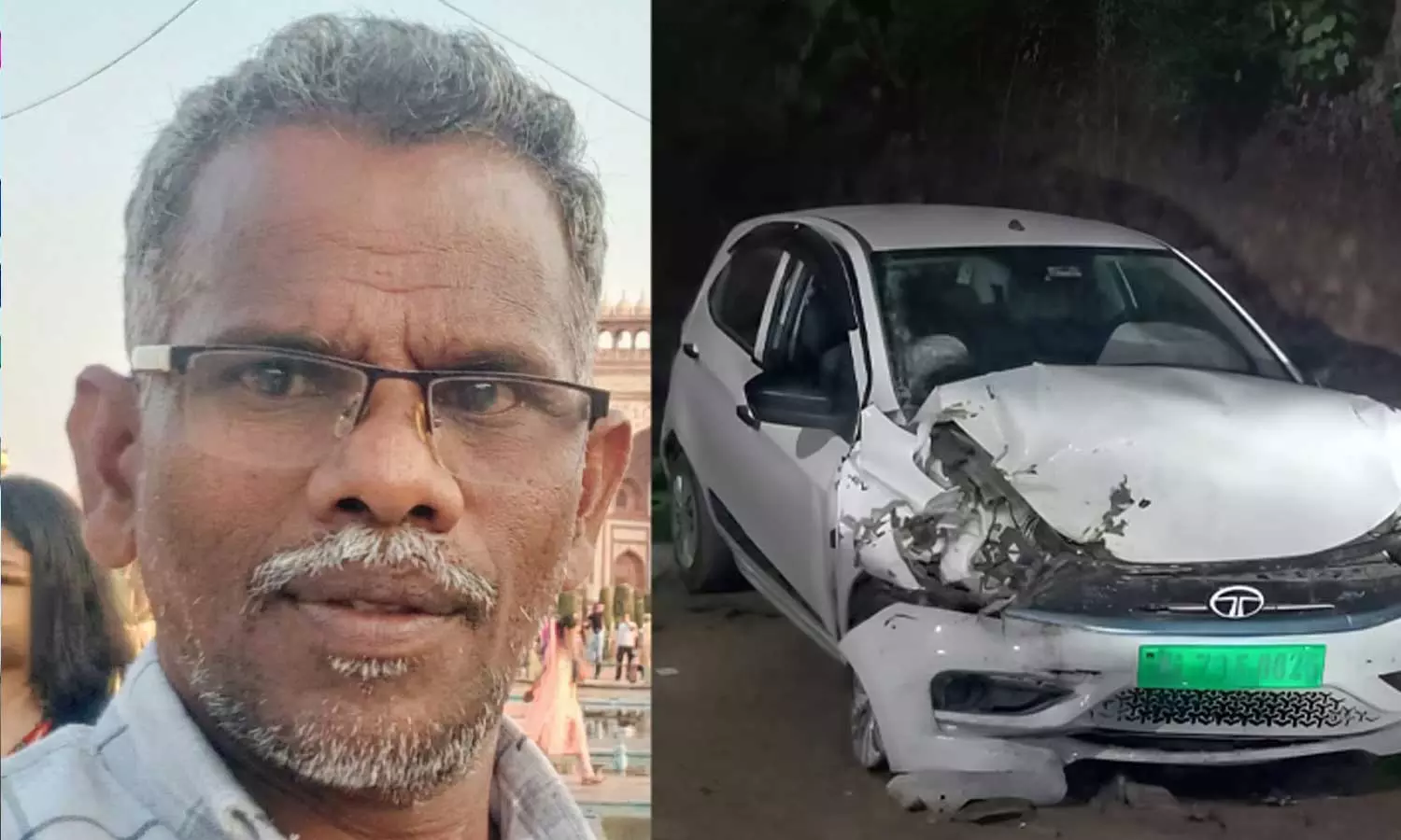 റോഡില്‍ പശുവിനെ കണ്ട് വെട്ടിച്ച കാര്‍ മണ്‍തിട്ടയിലിടിച്ച് കോണ്‍ട്രാക്ടര്‍ മരിച്ചു