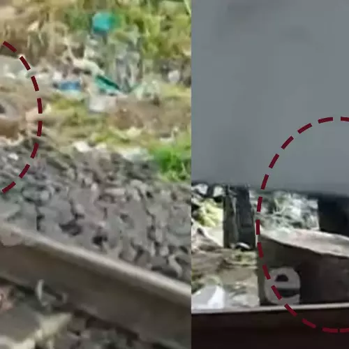 റെയില്‍വെ ട്രാക്കില്‍ ആട്ടുകല്ല്; കൊച്ചിയില്‍ ട്രെയിന്‍ അട്ടിമറിയെന്ന് സംശയം