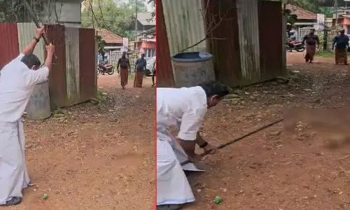 കൊല്ലത്ത് തെരുവുനായയെ തല്ലിക്കൊന്നു; യുഡിഎഫ് സ്ഥാനാർഥിക്കെതിരെ കേസ് കൊല്ലത്ത് തെരുവുനായയെ തല്ലിക്കൊന്നു; യുഡിഎഫ് സ്ഥാനാർഥിക്കെതിരെ കേസ്