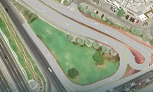 ഗതാഗതക്കുരുക്ക് കുറയ്ക്കും, സീബ് വിലായത്തിൽ പുതിയ സർവീസ് റോഡ് തുറന്ന് മസ്‌കത്ത് മുനിസിപ്പാലിറ്റി