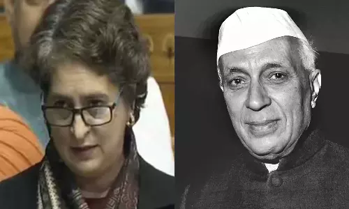 നെഹ്റു ജീവിച്ചതും മരിച്ചതും ഇന്ത്യയ്ക്ക് വേണ്ടി; പ്രിയങ്ക ഗാന്ധി നെഹ്റു ജീവിച്ചതും മരിച്ചതും ഇന്ത്യയ്ക്ക് വേണ്ടി; പ്രിയങ്ക ഗാന്ധി