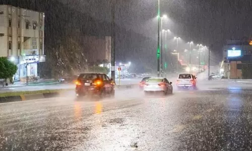 Rain continues in various parts of Saudi