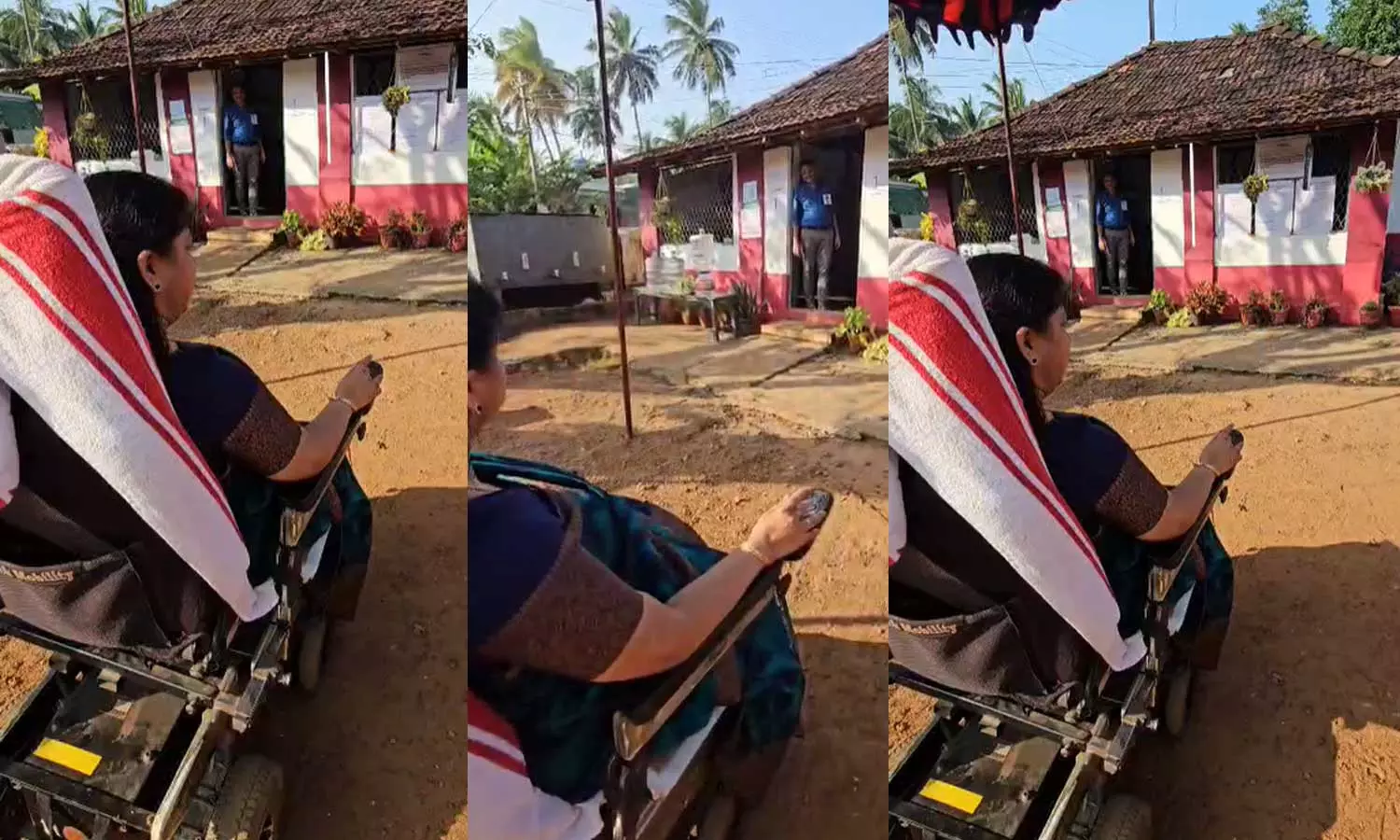 പോളിങ് ബൂത്തിലേക്ക് കയറാൻ വഴിയില്ല; ഭിന്നശേഷിക്കാരിയായ യുവതി വോട്ട് ചെയ്യാതെ മടങ്ങി പോളിങ് ബൂത്തിലേക്ക് കയറാൻ വഴിയില്ല; ഭിന്നശേഷിക്കാരിയായ യുവതി വോട്ട് ചെയ്യാതെ മടങ്ങി