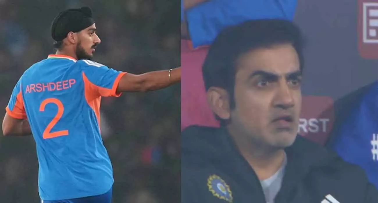 Arshdeep bowled seven wides in one over; Gambhir furious in the dugout - video Arshdeep bowled seven wides in one over; Gambhir furious in the dugout - video