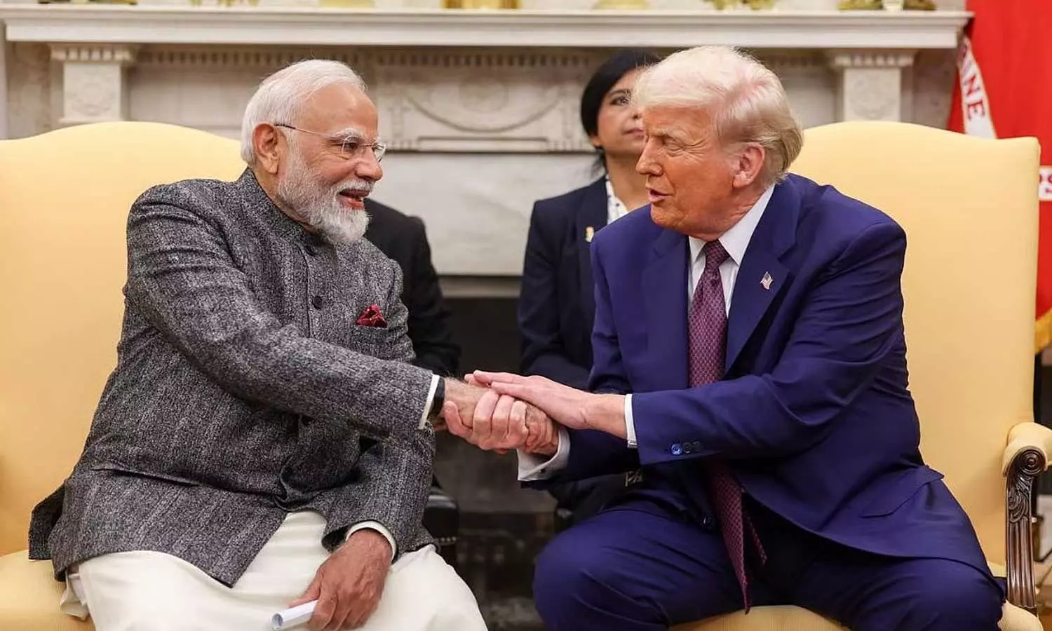 ലോകസമാധാനത്തിനും അഭിവൃദ്ധിക്കുമായി ഒരുമിച്ച് മുന്നേറാം: ട്രംപിനോട് മോദി ലോകസമാധാനത്തിനും അഭിവൃദ്ധിക്കുമായി ഒരുമിച്ച് മുന്നേറാം: ട്രംപിനോട് മോദി