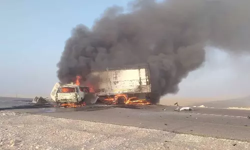 Two people died in a car accident in Salalah. Two people died in a car accident in Salalah.