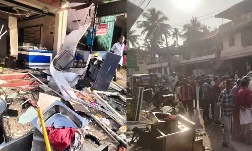 തിരുവനന്തപുരത്ത് ഹോട്ടലിൽ ഗ്യാസ് സിലിണ്ടർ പൊട്ടിത്തെറിച്ചു; ചായ കുടിക്കാനെത്തിയ മൂന്ന് പേർക്ക് ഗുരുതര പൊള്ളല്‍