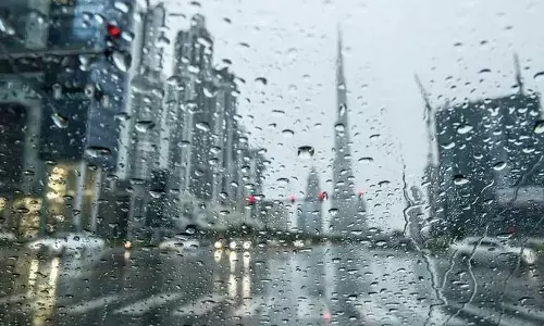 Low pressure over Gulf coast; widespread rain in UAE today Low pressure over Gulf coast; widespread rain in UAE today