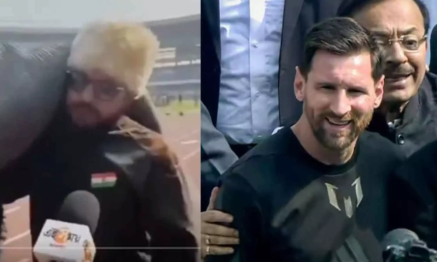 മെസിയെ കാണാനായില്ല, ഗ്രൗണ്ടിലെ കാർപെറ്റടുത്ത് ആരാധകൻ, ടിക്കറ്റ് പൈസ മുതലാക്കാനെന്ന് കമന്റ് മെസിയെ കാണാനായില്ല, ഗ്രൗണ്ടിലെ കാർപെറ്റടുത്ത് ആരാധകൻ, ടിക്കറ്റ് പൈസ മുതലാക്കാനെന്ന് കമന്റ്