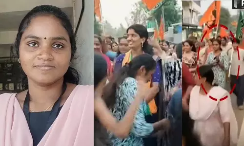 നൃത്തം ചെയ്തത് പാർട്ടി നോക്കിയല്ല,ഒരുമിച്ച് തിരുവാതിര കളിക്കുന്നവരാണ് ഞങ്ങള്‍ ; ബിജെപി വിജയാഘോഷത്തിൽ പങ്കെടുത്തതിൽ വിശദീകരണവുമായി എൽഡിഎഫ് സ്ഥാനാർഥി