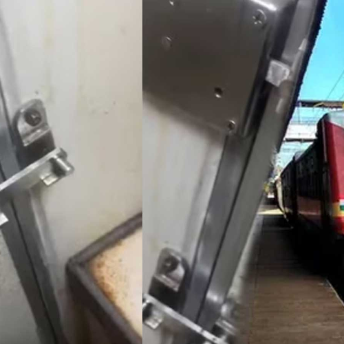 അങ്ങേയറ്റം ഭയാനകമായ അനുഭവം; യുവാക്കൾ കോച്ചിലേക്ക് ഇടിച്ചുകയറി, ട്രെയിൻ ടോയ്ലെറ്റിൽ മണിക്കൂറുകളോളം കുടുങ്ങി യുവതി-വിഡിയോ