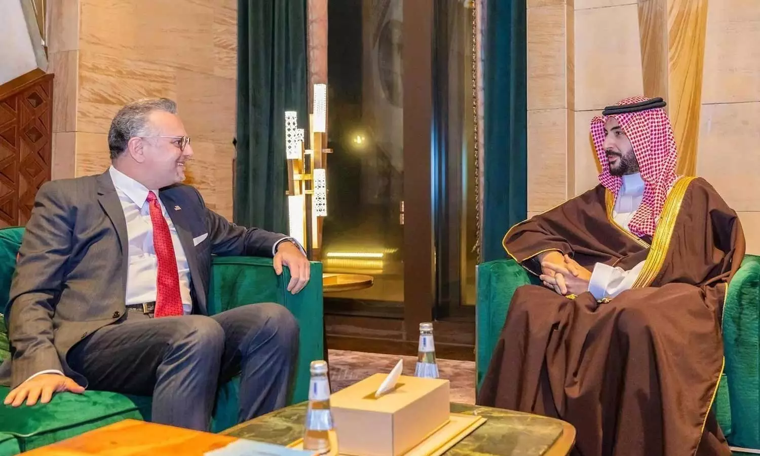 Saudi Defense Minister Meets Trump Advisor in Riyadh