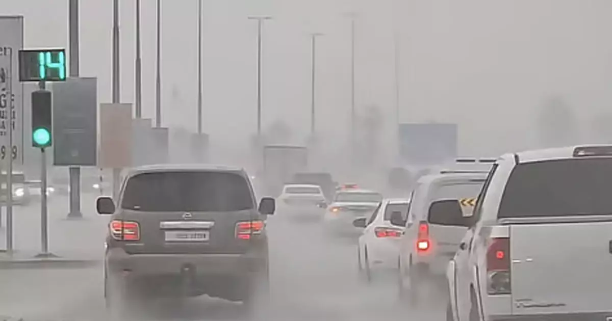 Rain continues in UAE Rain continues in UAE