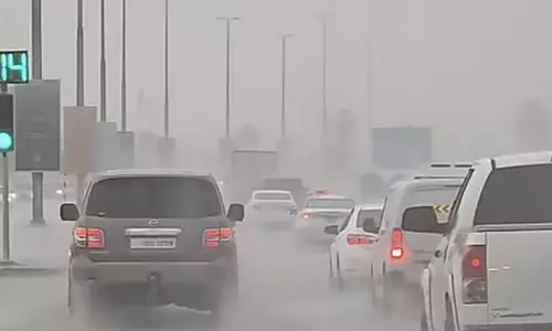 Rain continues in UAE Rain continues in UAE