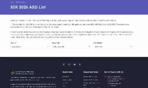 എസ്‌ഐആർ; ഓരോ ബൂത്തുകളിൽ നിന്നും ഒഴിവാക്കപ്പെട്ടവരുടെ പട്ടിക പ്രസിദ്ധീകരിച്ചു