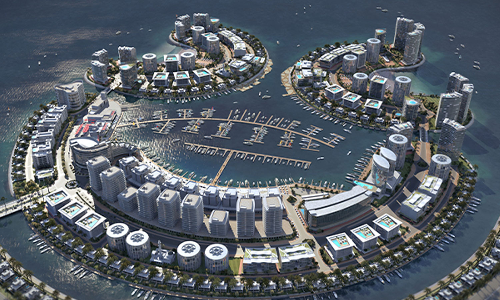 Durrat Al Bahrain received the most rainfall in the country on Monday and Tuesday