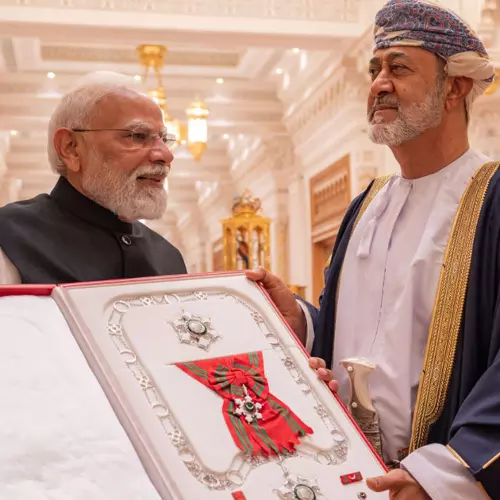 Prime Minister Narendra Modi was conferred with Order of Oman, Omans highest civilian honour, by Sultan Haitham bin Tariq