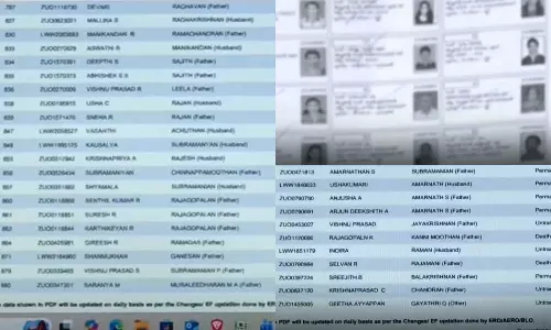 Palakkad unknown people voted in the by-elections in Palakkad who were excluded in the SIR