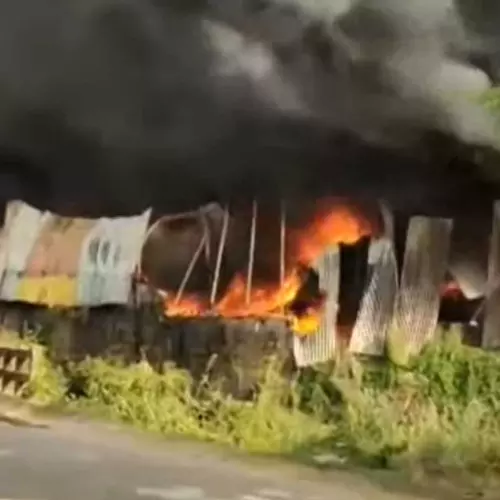 കണ്ണൂർ തലശ്ശേരിയിൽ വൻ തീപിടിത്തം