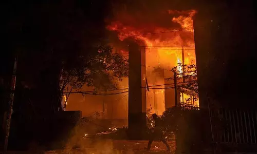 7-year-old child burnt to death after miscreants set BNP leaders house on fire in Bangladesh