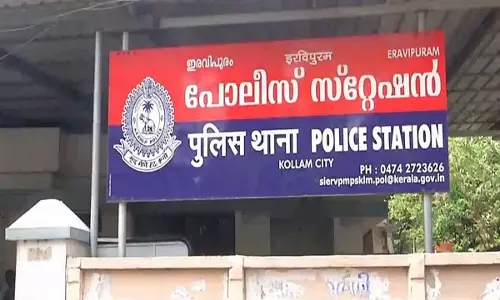 പൊലീസ് സ്റ്റേഷനിൽ അവിലും മലരും പഴവും വച്ച് സിപിഎം നേതാവിന്‍റെ ഭീഷണി; സംഭവം കൊല്ലം ഇരവിപുരത്ത്