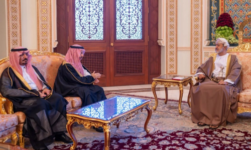 Sultan of Oman receives Saudi Foreign Minister
