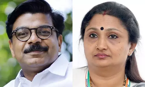 Mathew Kuzhalnadan MLA supports Deepti Mary Varghese