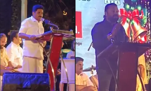 Ward Councillor from Thrissur Criticise Attack Against Christians in North India In the presence of Suresh Gopi