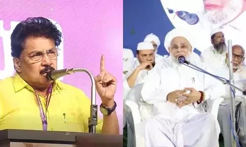 CPM Leader PK Sasi Praises Samastha and Jiffri Thangal