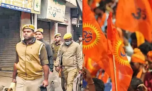 മതപരിവർത്തനം ആരോപിച്ച് ബജറംഗ് ദൾ പ്രതിഷേധം; പാസ്റ്ററേയും മകനേയും അറസ്റ്റ് ചെയ്ത് ഉത്തർപ്രദേശ് പൊലീസ്