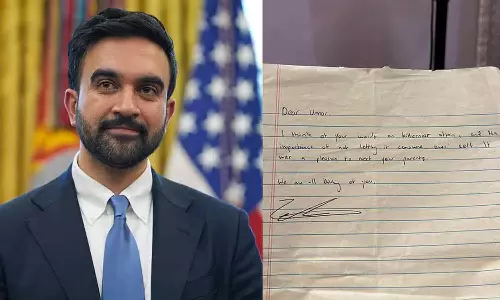 ഇന്ത്യയുടെ ആഭ്യന്തരകാര്യങ്ങളിൽ ഇടപെടുന്നത് സഹിക്കാൻ കഴിയില്ല; ഉമർ ഖാലിദിന് കത്തെഴുതിയ മംദാനിക്കെതിരെ ബിജെപി