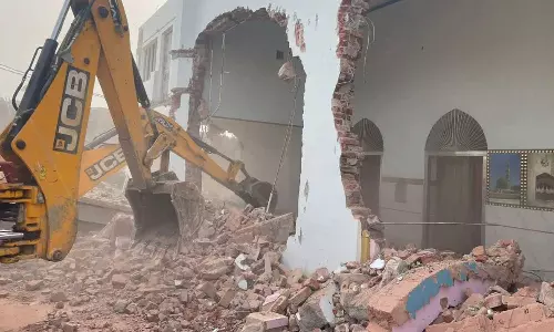 Another Bulldozer raj in UP Demolishes Mosques and Madrassas