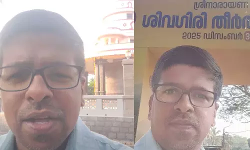 വെള്ളാപ്പള്ളിയുടെ വർ​ഗീയ പരാമർശം; ശിവഗിരി മഠത്തിലെത്തി മുസ്‌ലിംകളോട് മാപ്പ് ചോദിച്ച് ശ്രീനാരായണീയൻ