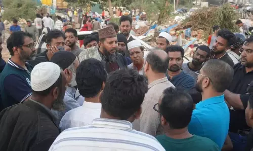 കർണാടക ബുൾഡോസർ രാജ്; സ്ഥലം സന്ദർശിച്ച് കർണാടക മുസ്‌ലിം ഐക്യവേദി