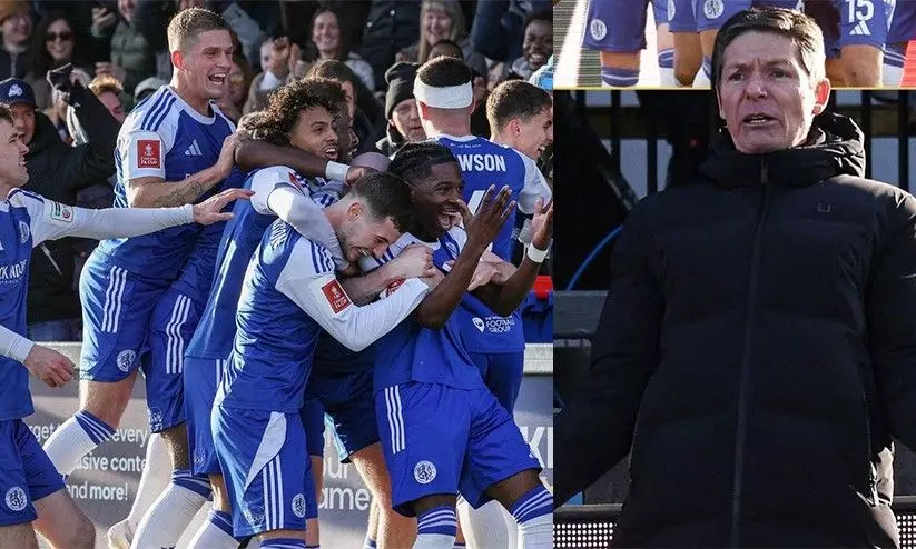 എഫ്എ കപ്പ് ജേതാക്കളെ പുറത്താക്കി ആറാം ഡിവിഷൻ ക്ലബ്ബ്! ഒപ്പം വിചിത്രമായൊരു റെക്കോർഡും എഫ്എ കപ്പ് ജേതാക്കളെ പുറത്താക്കി ആറാം ഡിവിഷൻ ക്ലബ്ബ്! ഒപ്പം വിചിത്രമായൊരു റെക്കോർഡും