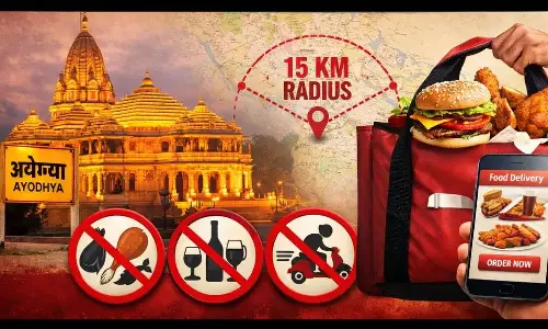 ഓൺലൈനിലും നോൺ-വെജ് വേണ്ട; അയോധ്യ രാമക്ഷേത്രത്തിനടുത്ത് മാംസാഹാരത്തിന് വിലക്ക്