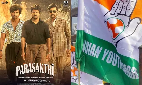 Pro-DMK and anti-Hindu film Tamil Nadu Youth Congress demands ban on Parasakthi