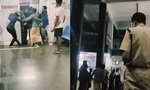 വൈക്കം താലൂക്ക് ആശുപത്രിയിൽ കൂട്ടത്തല്ല്