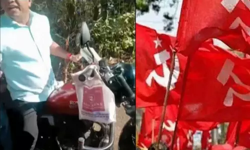 തൃശൂര്‍ ആറങ്ങോട്ടുകരയില്‍ യുവതിയെ മര്‍ദിച്ച സിപിഎം പ്രവര്‍ത്തകനെതിരെ കേസ്