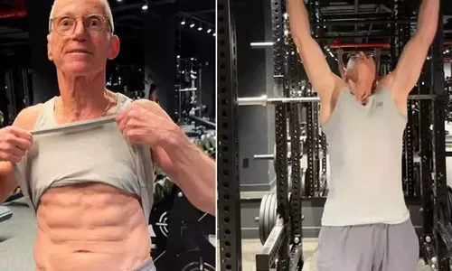 പ്രായമൊക്കെ വെറും നമ്പറല്ലേ..;  73ാം വയസിലും സിക്സ് പാക്, ഫിറ്റ്നസ് രഹസ്യം ഇതാ...