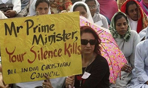 ബിജെപി ഭരിക്കുന്ന സംസ്ഥാനങ്ങളിൽ ക്രൈസ്തവർക്കെതിരായ അതിക്രമം; പ്രധാനമന്ത്രി നിർദ്ദേശം നൽകണമെന്ന് പ്രതിപക്ഷം