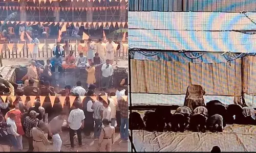 Hindus Perform Puja Muslims Offer Namaz In Madhya Pradeshs Bhojshala Masjid