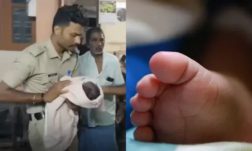 Baby abandoned near railway underpass in Pathanamthitta