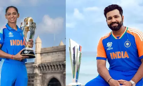 Honor to the captains who made us world champions; Rohit Sharma and Harmanpreet awarded Padma Shri