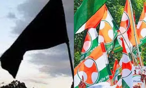 ശബരിമല സ്വർണക്കൊള്ള; മുഖ്യമന്ത്രിക്ക് നേരെ കരിങ്കൊടി പ്രതിഷേധവുമായി യൂത്ത് കോൺഗ്രസ്‌