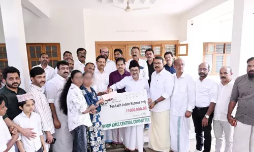 Riyadh KMCC gives Rs 40 lakh to four families