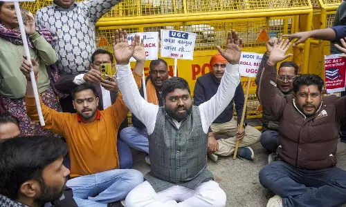 തുല്യതാ നിയമങ്ങൾ പിൻവലിക്കണം; യുജിസി ചട്ടത്തിനെതിരെ ബിജെപി; ഡൽഹിയിൽ സവർണ സംഘടനകളെ അണിനിരത്തി പ്രക്ഷോഭം